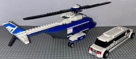 Lego 3222 City Helicopter and Limousine Set With Minifigures Manuals