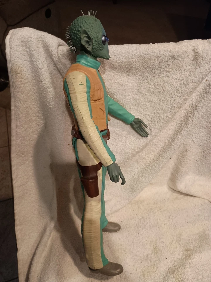 "Estatuilla Greedo vintage de Star Wars Jakks Pacific No Blaster 18""" Foto 4 de 4