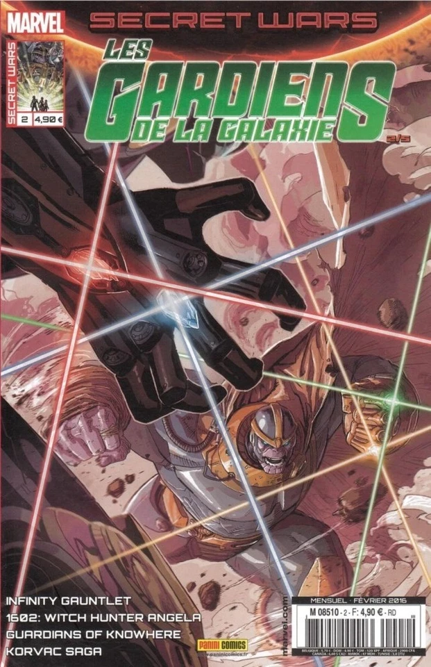 Secret Wars Les Gardiens de la Galaxie 2 BD De Collection Panini Comics Marvel - Photo 3/4