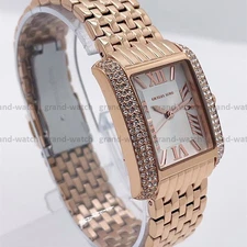 New Michael Kors MK4743 Emery White Dial Rose Gold Bracelet 33 mm Women's Watch