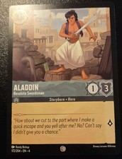 Aladdin - Resolute Swordsman 172/204 Common Ursula's Return Disney Lorcana TCG