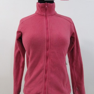 Columbia Damen Reißverschluss Fleece Rosa Rundhalsausschnitt Brustumfang 32/34 Größe UK 4/6 Art.-Nr. 8215