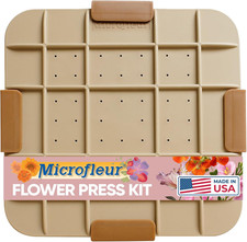 Flower Preservation Press Kit, Portable Quick  Easy for Pressed Flowers, Craft