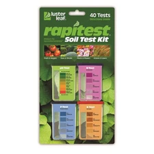 Luster Leaf 1601 Rapitest Test Kit for Soil pH Nitrogen Phosphorous and Potash