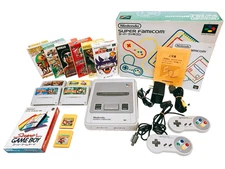Nintendo Super Famicom Console w/Box, Super Gameboy & 12 Games NTSC-J Tested SFC