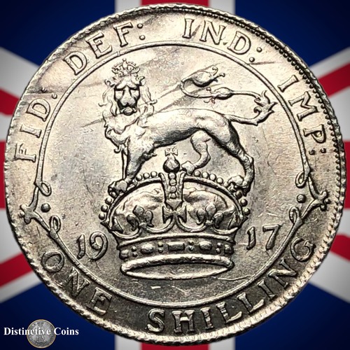 Great Britain 1917 One Shilling GB1007 - Picture 2 of 2