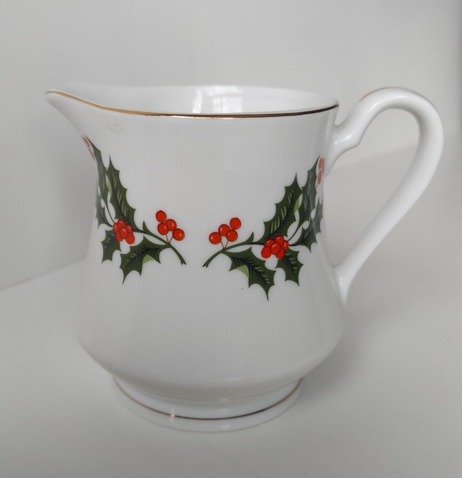 Proper Chinese Tea Set 3 Piece Christmas Holly Fine Porcelain China Tea Set Gold Trim | eBay