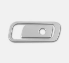 For Cadillac CT5 2019-2020 Co-Pilot Storage Box Handle Cover Trim Silver Steel 