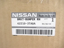 Genuine OEM Nissan 62210-3TA0A Passenger Front Bumper Impact Bar Bracket Stay