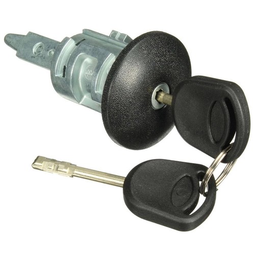 FRONT DOOR LOCK BARREL RIGHT FOR FORD TRANSIT MK6 MK7 2 KEYS DRIVER SIDE LATCH - Picture 2 of 3