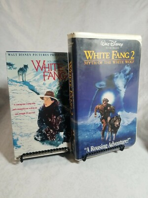 #ad #ad White Fang 1 amp; 2 Myth Of White Wolf 2 VHS Walt Disney Movie Deal Ethan Hawke $4.19