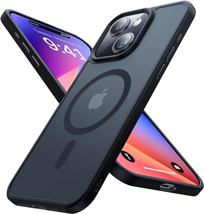 iPhone 15 Case [Compatible with MagSafe] [Military-Grade Drop Tested Shockproof-image