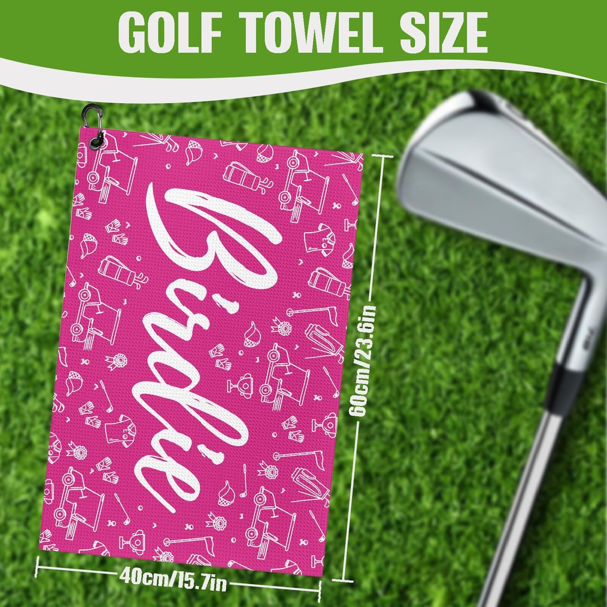 ラウンド用品・アクセサリー GOOLD GOLF ROCKERS PATTERNED GOLF TOWEL GOOLD GOLF ROCKERS PATTERNED GOLF TOWEL ラウンド用品