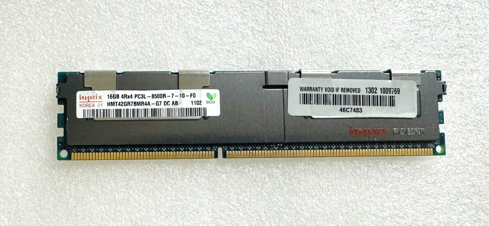 Hynix 16GB DDR3-1066 RDIMM HMT42GR7AMR4C-G7 HMT42GR7CMR4C-G7 Server