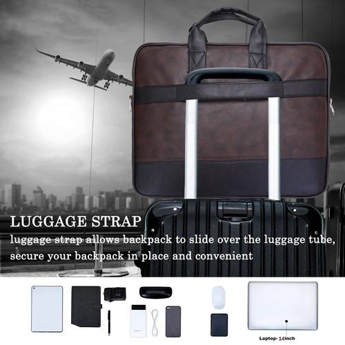KENNERY PURSEIFY Label Black handbag / laptop bag / office bag / travel bag - Picture 12 of 12