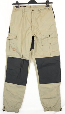 Fjallraven G1000 Beige Cotton Hiking Pants EU 40 or US W30 L32 | eBay