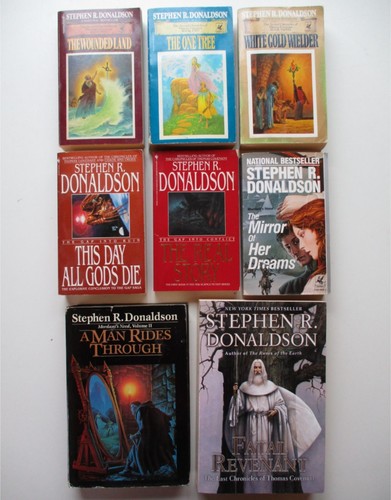 STEPHEN R DONALDSON 8 Book Lot Full 2nd THOMAS COVENANT Series GAP MORDANT NEED - Picture 2 of 5