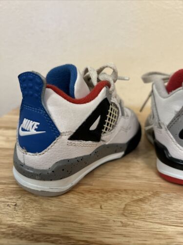 Nike Air Jordan 4 Retro What The Size 5c Toddler Sneakers - Picture 9 of 10
