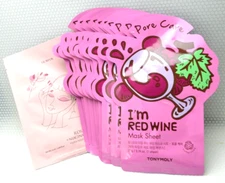 TONYMOLY Face Mask Sheet x 10 ( 21g/0.74 oz 1 sheet) biodegradable - choose.