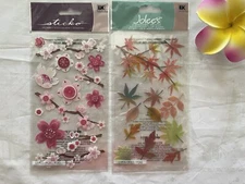 Jolee’s Dimensional Stickers & Sticko 3D Stickers Lot of 2