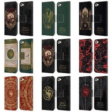 OFFICIAL HOUSE OF THE DRAGON SEASON 2 GRAPHICS LEATHER BOOK CASE iPOD TOUCH