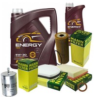 Inspektionspaket 6L Energy 5W-30 FüR Mercedes C-Klasse W202 Clk C208 200 230