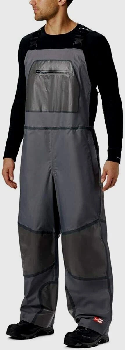 Columbia PFG Terminal Outdry Extreme Omni-Tech Hybrid Bib Fishing City Grey XXL