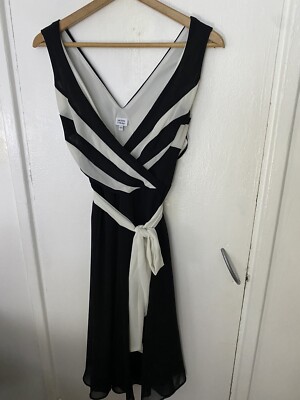 debenhams size 10 petite collection black chiffon dress used good