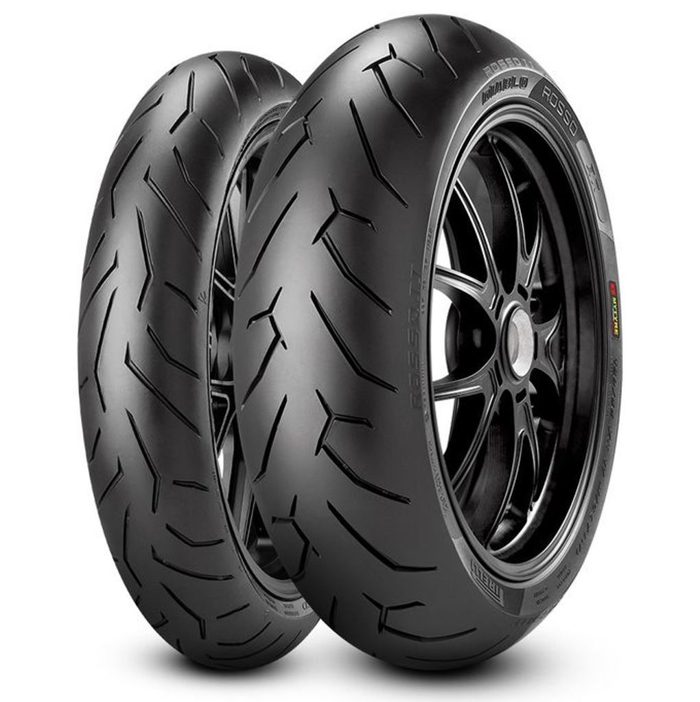 Sport Bike Tyre PIRELLI Diablo Rosso 2 190/50 ZR17 73W TL Rear Kawasaki - Image 28