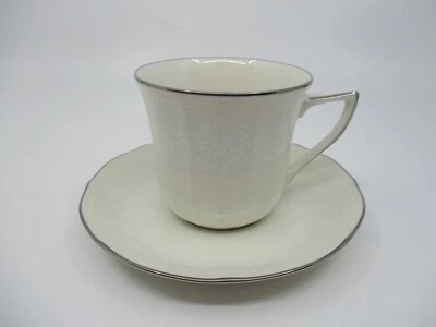 NORITAKE CHANDON PLATINUM CUP & SAUCER - 3" 0306I