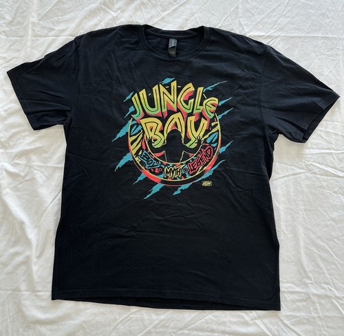 Jungle Boy Jack Perry Jurassic Express AEW Pro Wrestling T-Shirt Large L New - 第 1/3 張圖片