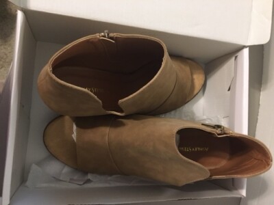 Brown Womens Booties