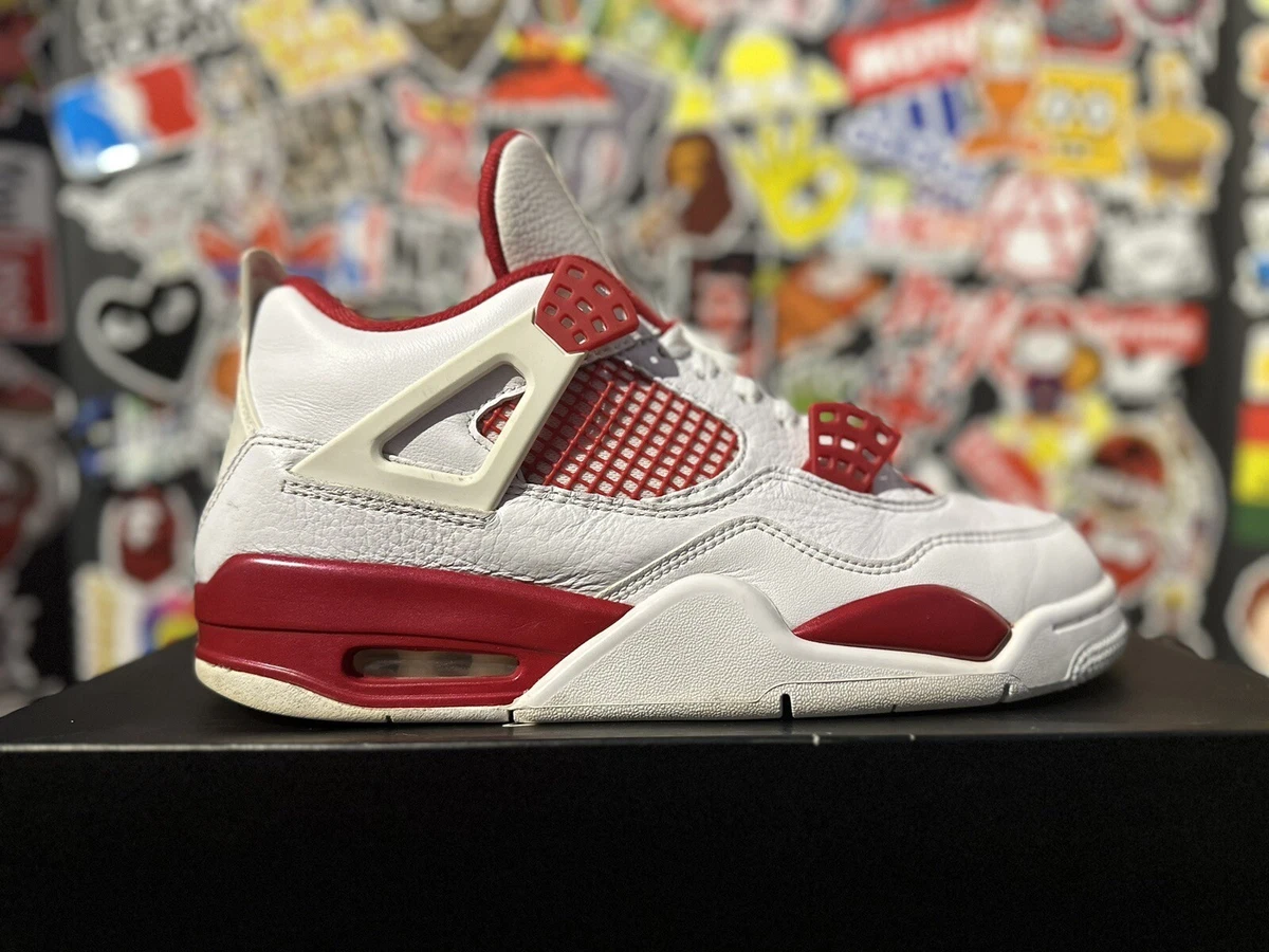 Jordan 4 cheap rot weiß