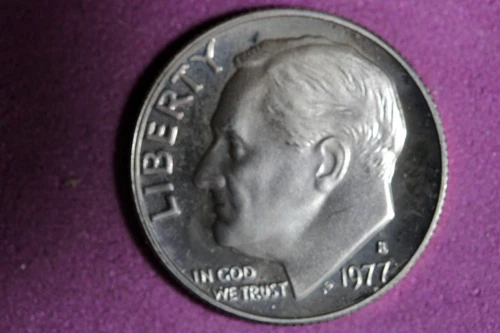 ESTATE FIND 1977 - S PROOF ROOSEVELT  DIME!!  #N04935