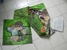 PARURE COUETTE BEN TEN 90*190 (taie oreiller, housse couette et drap housse)