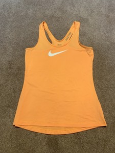 orange nike tank top
