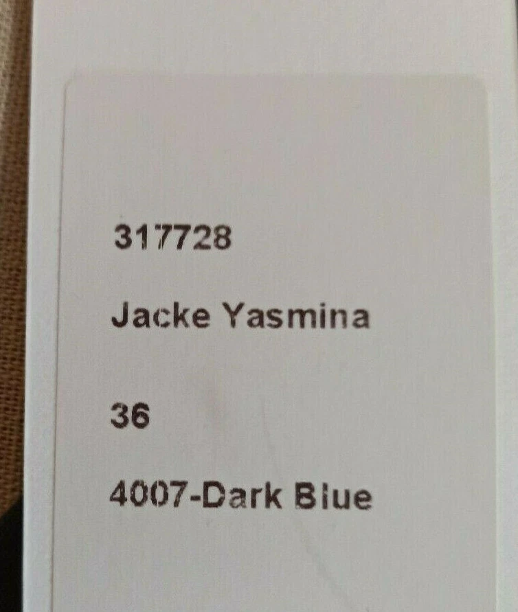 Damen Jacke in Blau von Backstege Yasmina Oversize Größe -36- passt 38,40,42,S,M - Bild 4 von 4