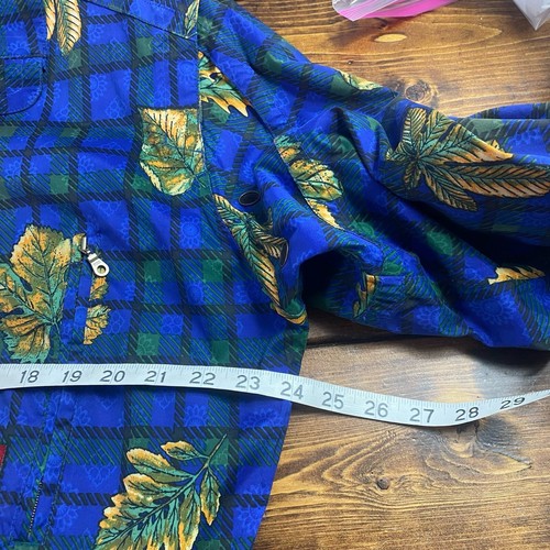 Vintage Sunice Jacket Women’s Size Medium Golf Windbreaker Blue Plaid 80’s - Picture 5 of 8