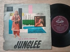 JUNGLEE - Rare 1963 Angel India Bollywood Hindi 33rpm 10" LP