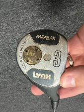 Lynx Parrallax 3 Metal Wood RH 41.5” Stepped Steel Shaft & Lynx Grip Reg Flex