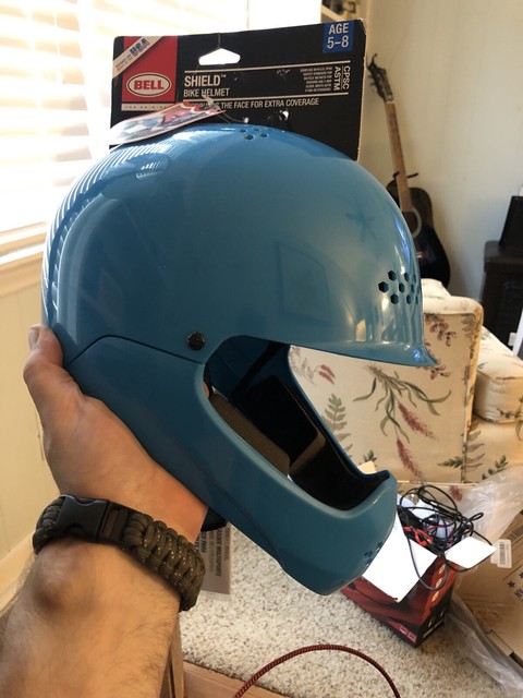 bell shield child helmet