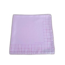 Burberry Barbie Pink Nova Check Pocket Square/Handkerchief