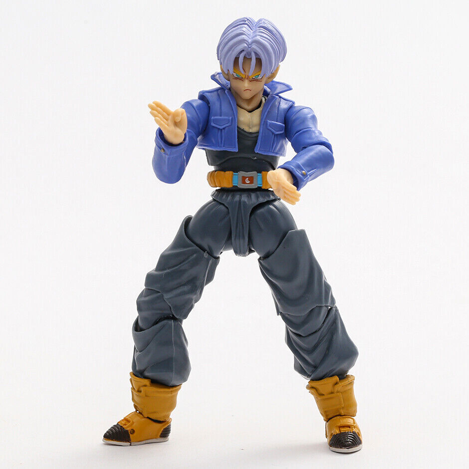 Action Figure Anime Dragon Ball Trunks Figura Super Saiyan Brinquedo  Periférico Clássico De Desenho Animado - Escorrega o Preço