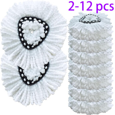 2/12 pcs Replacement Microfiber Mop HEAD For O-Cedar Spin Mop Easy Clean Wring