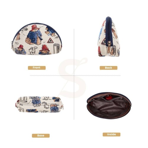 Bolsa organizadora de maquillaje de artículos de tocador con diseño de oso Paddington - Imagen 2 de 6