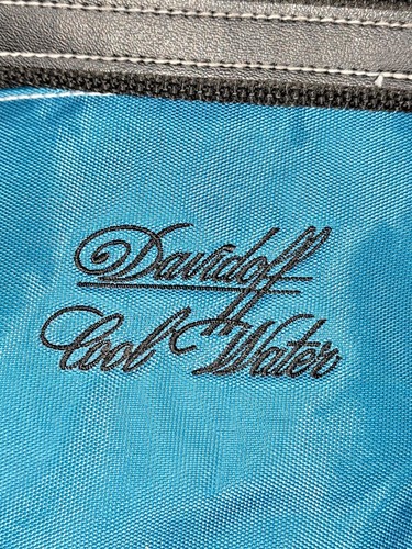 Borsone palestra Davidoff Cool Water blu nero viaggio con scomparto zip inferiore - Foto 12 di 12
