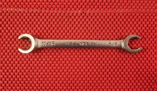 MADE IN THE U.S.A. NAPA LINE/FLARE NUT WRENCH NDF 554, 11/16" & 5/8", EXCELLENT