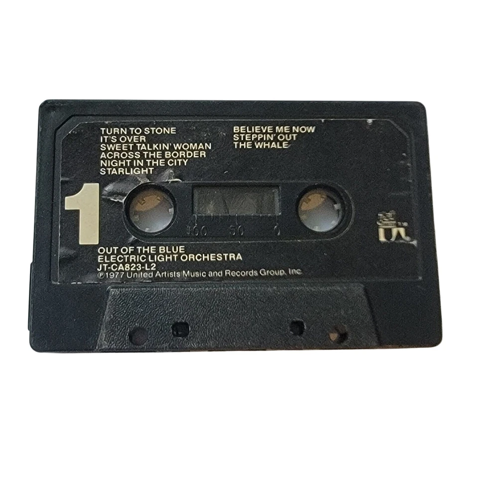 Electric Light Orchestra Out of the Blue Black Cassette Tape ONLY no insert Foto 2 de 4
