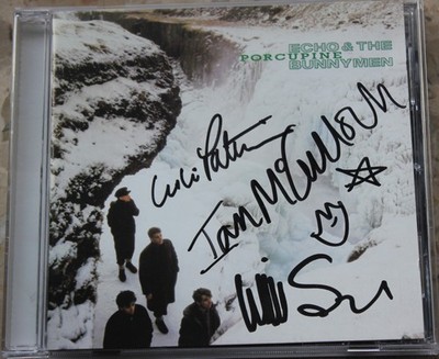 Autogramm Echo and the Bunnymen signiert CD Porcupine 3x SIGNED