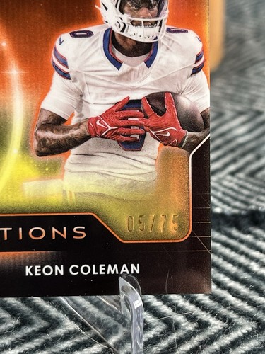 Andre Reed & Keon Coleman Constellations /75 Topps Midnight 2024 Buffalo Bills - Picture 3 of 3